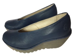 fly london navy blue shoes