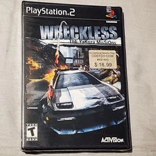 PS2 Wreckless The Yakuza Missions Activision PlayStation 2 SLUS 20431 new sealed