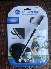 GE PC microphone with detacabel laptop mic NEW