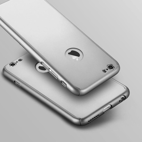 360 Protection Full Cover Metallic Effect Hard Phone Case With Screen Protector - Picture 11 of 12