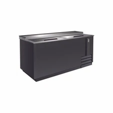 Serv-Ware BC-65-HC 64" Flat Top Bottle Cooler, 17.2 cu. ft.