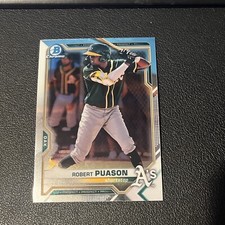 2021 Bowman - Chrome Prospects #BCP-45 Robert Puason (RC)