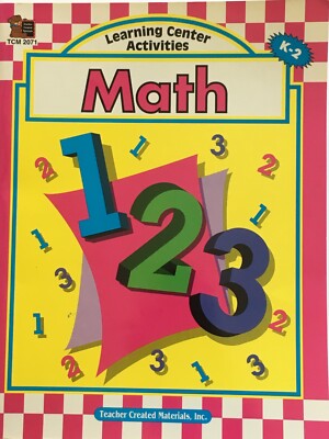 Teacher Created Materials Math Learning Center Activities K-2