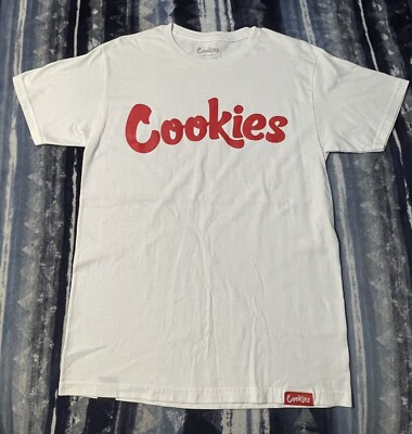 Cookies Clothing SF Original Logo White/Red Tee Size Medium 100