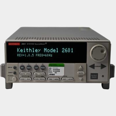 Keithley 2601 Sourcemeter SMU 40V 3A 10A Pulse NIST Cal w Cert USA Seller