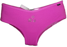 Victoria's Secret PINK "3 Shining Stars" Cheekster/Tanga Size: MEDIUM Panty NWT