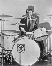 Jazz Drummer BUDDY RICH Glossy 8x10 Photo Music Poster Print