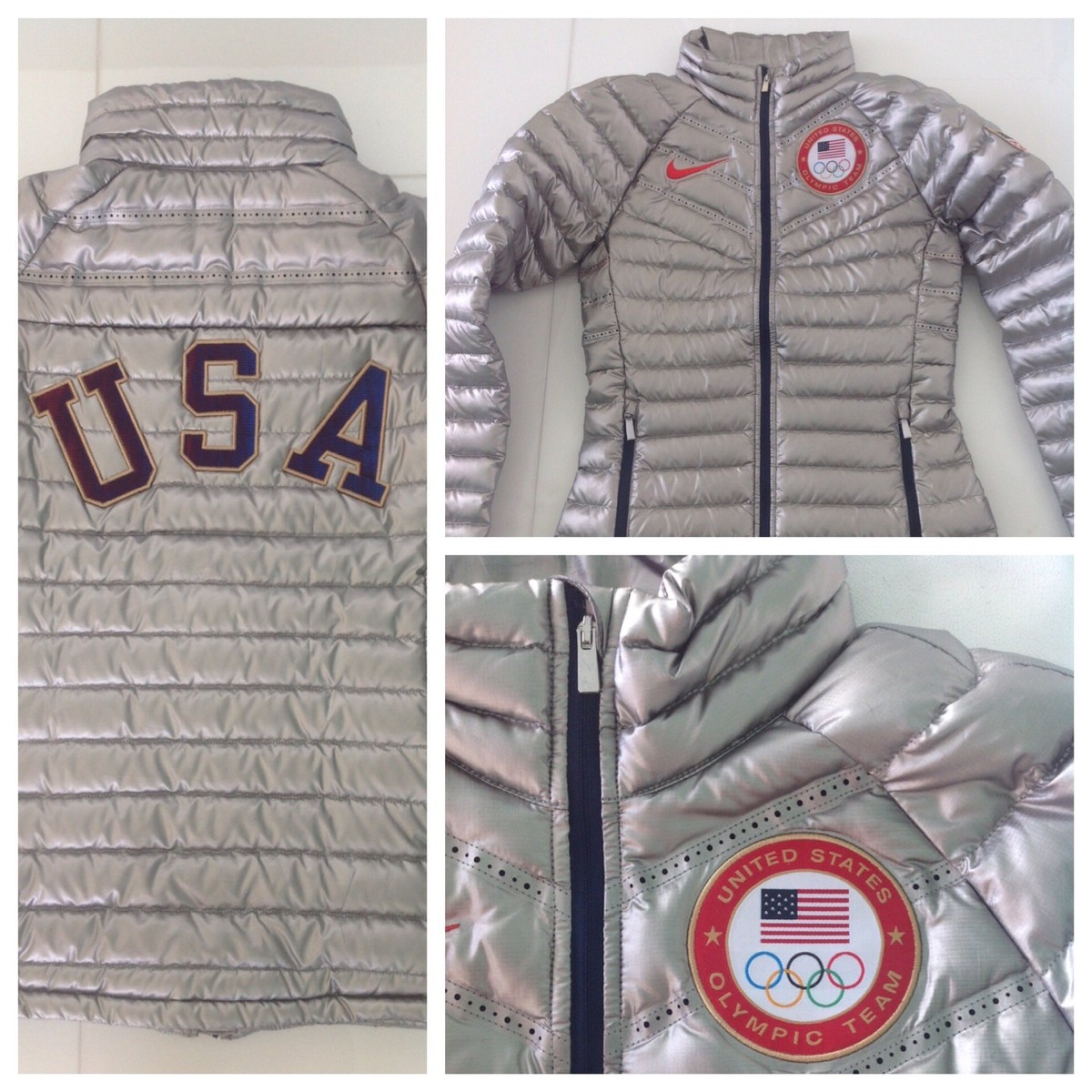 New Nike Women S Team USA Olympic Aeroloft Summit 800 Down Puffer