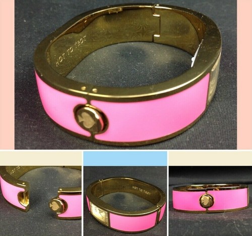 Kate Spade Carousel Bangle Wrist Watch, Pink Gold Hot To Trot - WORKS - Picture 10 of 12
