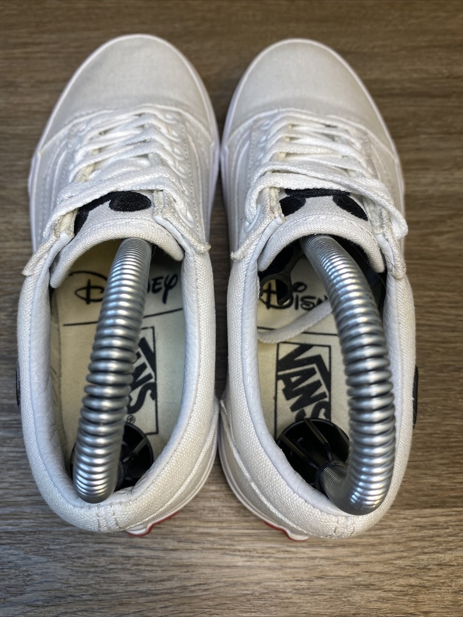 vans old skool broken white