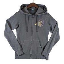 The North Face Full Zip Hoodie Never Stop Exploring Gray Small