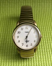 Para Hombres Tono Dorado Timex Indiglo WR80M Necesita Batería Resistente al Agua Cr 2016 Celda