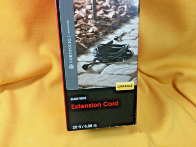20' Foot Portfolio Harbor Breeze Landscaping Extension Cord 18ga 2851238 NEW