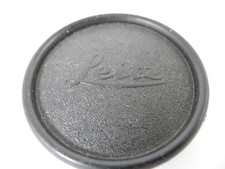 LEICA FRONT LENS CAP 49MM PLASTIC WITH LEICA LEITZ LOGO VERY CLEAN
