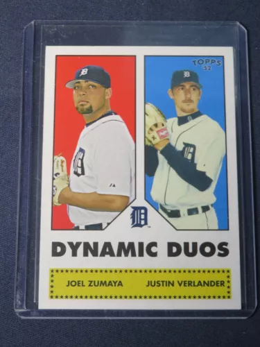 2006 Topps '52 JUSTIN VERLANDER Dynamic Duos Card #DD3 Detroit Tigers MINT