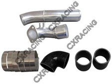 Cold Air Intake Pipe Kit For RX7 RX-7 FD Stock Twin Turbo 92-02 Black