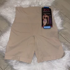 Maidenform DM2550 Thigh Slimmer Firm Shapewear Bottoms Womens XL XLarge Beige