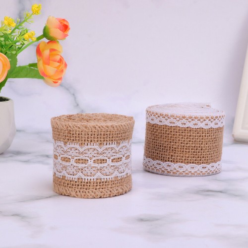 2 Pcs Spitzenspitzen -Leinenbrötchen Seil Aus Hanfgeflecht Braut - Bild 12 von 12