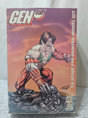 Grunge Statue Gen 13  1:6 Scale 1998 Pre-Painted Model Kit Wildstorm Vintage NEW