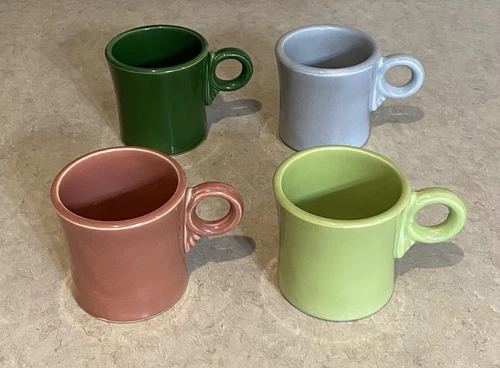 Fiesta Lot Of  4 Vintage 1950’s Tom & Jerry Mugs~Fiestaware