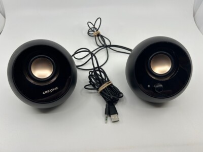 Creative Labs Pebble Modern 2.0 USB Desktop Speakers     Model MF1680 Pre-Owned