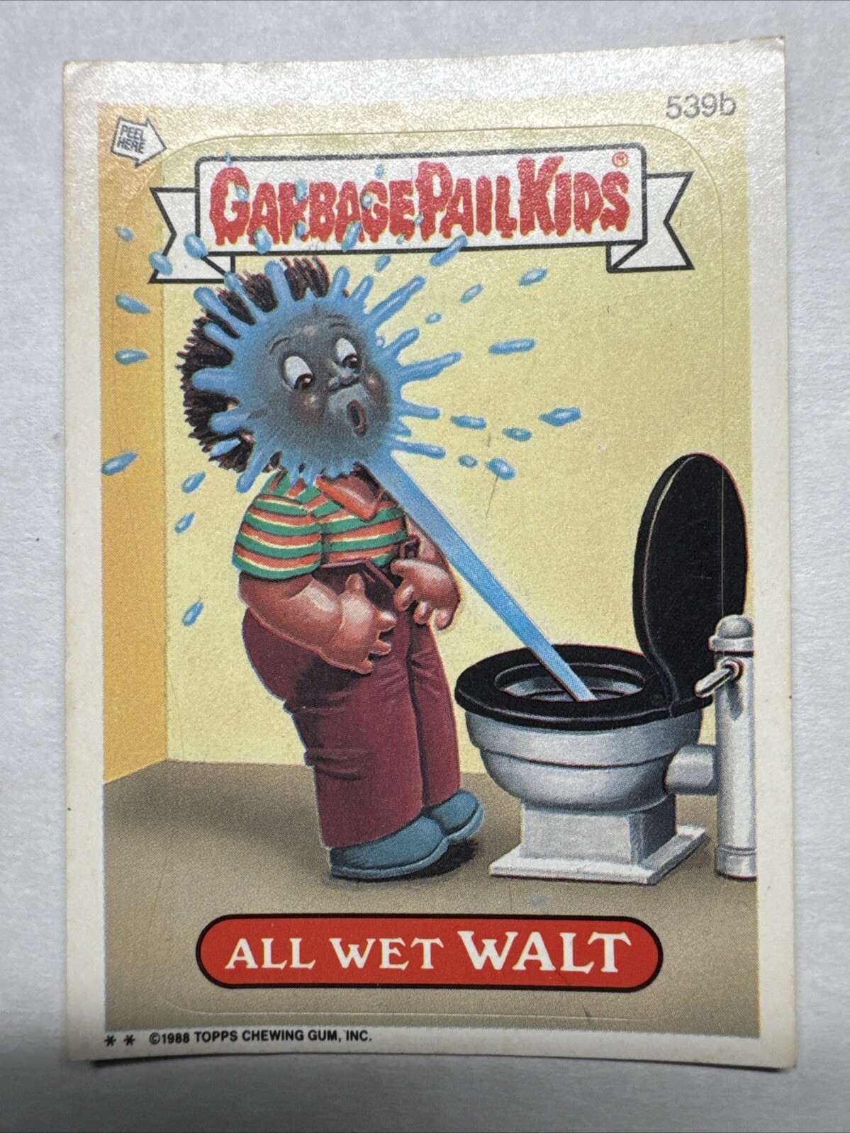 GARBAGE PAIL KIDS STICKER CARD | eBay
