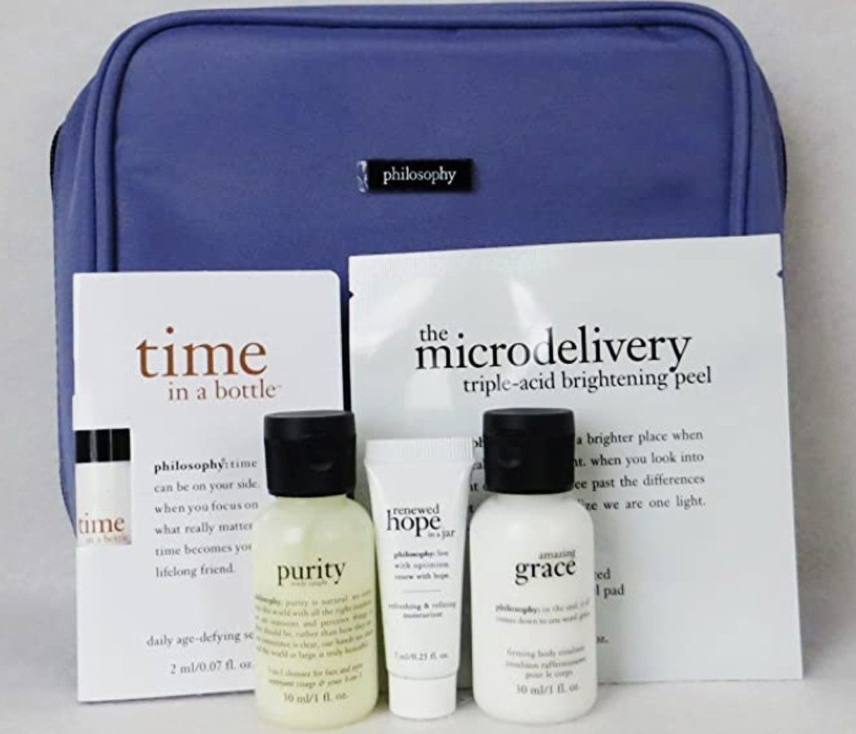 Philosophy The Skin-Care That Gives Back 5 Piece Kit  with Travel Case