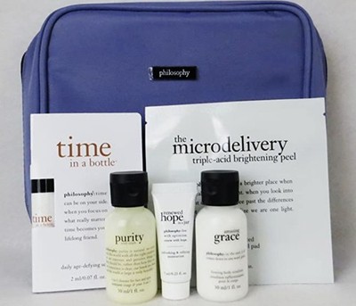 Philosophy The Skin-Care That Gives Back 5 Piece Kit  with Travel Case