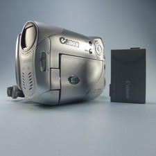 Canon DC100 Handheld DVD-RW PAL Camcorder Silver Tested