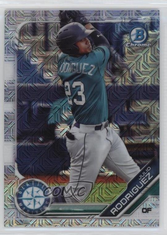 2019 Bowman Draft Chrome Mojo Refractor Julio Rodriguez #BDC-60 7i2