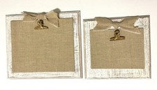12x14   10.5x11  Farmhouse Wooden Decorative Rustic Frames with Metal Clip