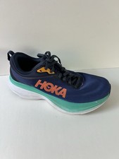 Hoka Women's Size 8B Bondi 8 Road Running Blue Orange F27222E