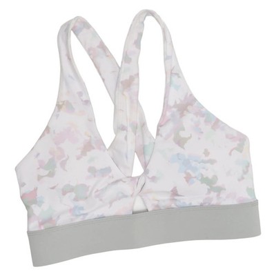 Fabletics, Sport-BH, Größe: S, Weiß/Mehrfarbig, Elasthan/Polyester #BLc