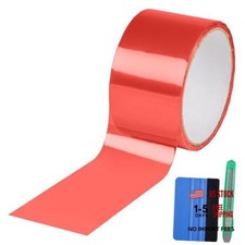 20ft x 2in Self Adhesive Light Repair Tape, Auto Tail Fog Lights Tint Tape Red