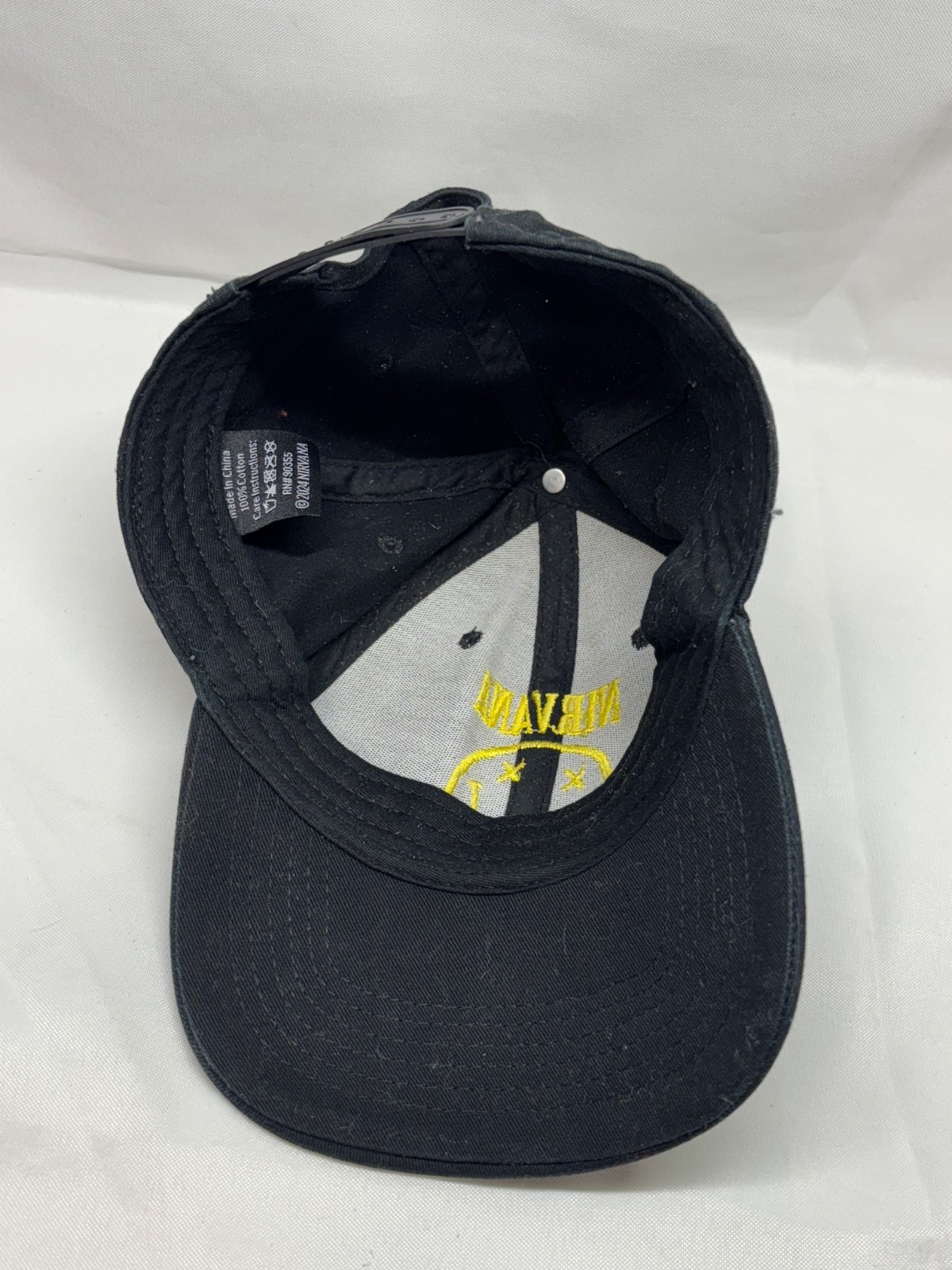 Nirvana Snapback Hat in black Snapback Excellent … - image 6