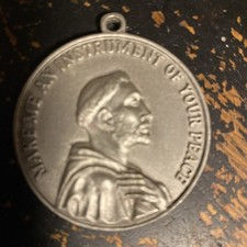 Saint Francis “Make Me An Instrument Of Your Peace” Pendant.