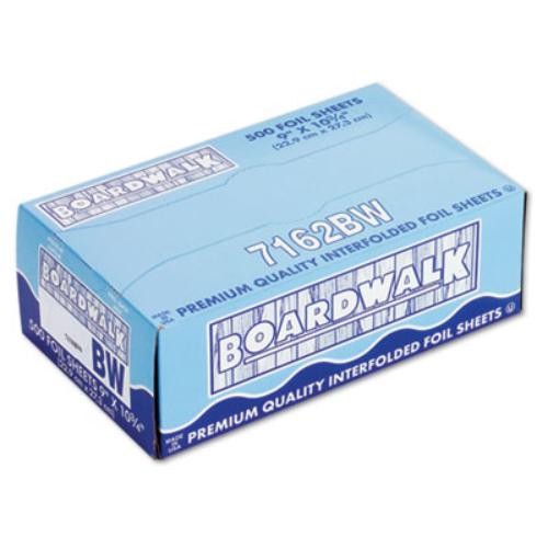 Boardwalk 7162 Pop-up Aluminiumfolie Wrap Blätter, 9 x 10 3/4, Silber, 500/Box - Bild 1 von 1