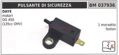 Sicherheitsknopf Daye Motoren Dg 450 (135CC Ohv) 1 Faston Klemme 037936-image