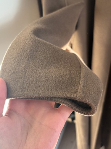 Cappotto lungo fatto a mano 20% cashmere 80% lana - taglia M, design minimalista lusso - Foto 17 di 17