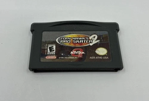 Nintendo Game Boy Advance (GBA) Tony Hawk's Pro Skater 2 Cartridge - Tested