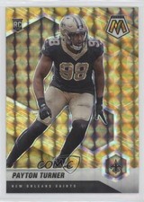 2021 Panini Mosaic Rookies Reactive Yellow Mosaic Prizm Payton Turner #352 0i1k