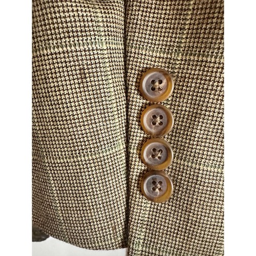 Brooks Brothers 1818 Blazer Sport Coat 41R Madison Slim Italian Wool Houndstooth - Picture 4 of 14