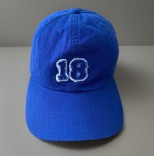 Indianapolis Colts Peyton Manning 18 Blue Adjustable Strap Back Hat OSFM