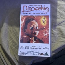 The Adventures of Pinocchio: VHS Video Cassette: Martin Landau /Genevieve Bujold