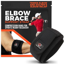 Elbow Brace Support Strap, Tennis Elbow and Golfer  S Elbow Relief, Compression B