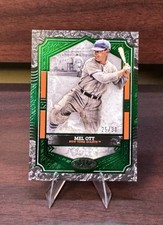 2025 Topps Tier One - Mel Ott 25/30 Green Foil New York Giants MLB