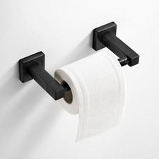 Matte Black Toilet Paper Holder Wall Mount, Bathroom Toilet Paper Holder for ...