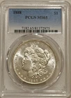 1888 P Morgan Silver Dollar PCGS MS65 Tough Date in Higher Grades