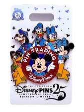 Disney Parks Celebrating 25 Years Of Pin Trading 2025 Mickey Mouse Grand Finale