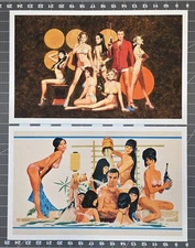James Bond-"Thunderball" and "You Only Live Twice"  11" X 17" Repro Posters Pair